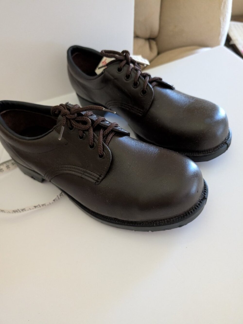 New Steel Toe shoes size 8